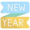 New Year Banner icon