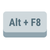 alt+f8キー icon
