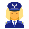 comandante-da-força-aérea-pele-feminina-tipo-2 icon