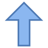 Thick Arrow Pointing Up icon