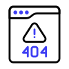 Error 404 icon