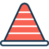 construction cone icon