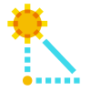 elevação do sol icon