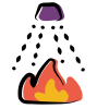 ein Feuer löschen icon
