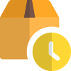 Cargo item in queue for a delivery icon