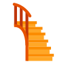 escada em espiral icon