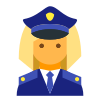 poliziotto-femmina-tipo-pelle-2 icon