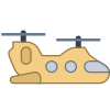 helicóptero doble icon