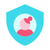 Security User Female icon