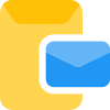 Office mail and envelope icon