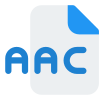 Advanced Audio Coding AAC is an audio coding standard for digital audio compression icon