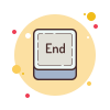 Кнопка End icon