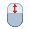 Maus scrollen icon