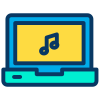 Music Laptop icon