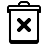 删除 Bin icon