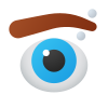 Augenbrauen-Piercing icon