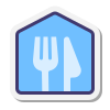 Restaurantgebäude icon