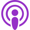 Podcasts player logotype, where they can discover and listen to the world's podcasts. icon