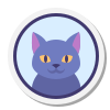 Perfil de gato icon