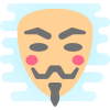 Máscara dos Anonymous icon