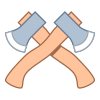 axes croisés icon