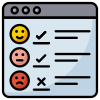 Customer survey icon