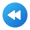 Rewind Button Round icon