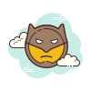 Batman Emoji icon