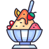 Shaved ice icon