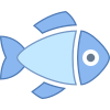 切り分けられた魚 icon