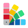 Palette de couleurs icon