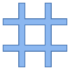 Großer Hashtag icon