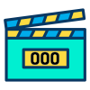 Clapperboard icon