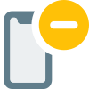Remove function featured from cell phone menu icon