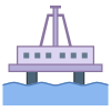 Piattaforma petrolifera off-shore icon