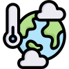 Climate change icon