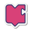 Blocco rosa icon