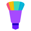 Lampada RGB icon