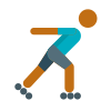 Roller Skating Skin Type 4 icon