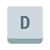 D Key icon