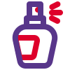 Perfume shop with wide variety of items available icon