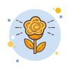 rosa dourado icon