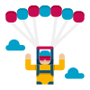 Parachuting icon