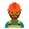 pele de barba de trabalhador tipo 5 icon