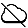 Nube no disponible icon