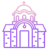 externe-cathédrale-orthodoxe-de-timisoara-russie-icongeek26-contour-gradient-icongeek26 icon