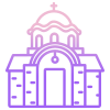 external-timisoara-orthodox-cathedral-russia-icongeek26-outline-gradient-icongeek26 icon