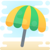Ombrellone da spiaggia icon