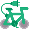 Bicicletta elettrica icon