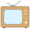 Télévision rétro icon